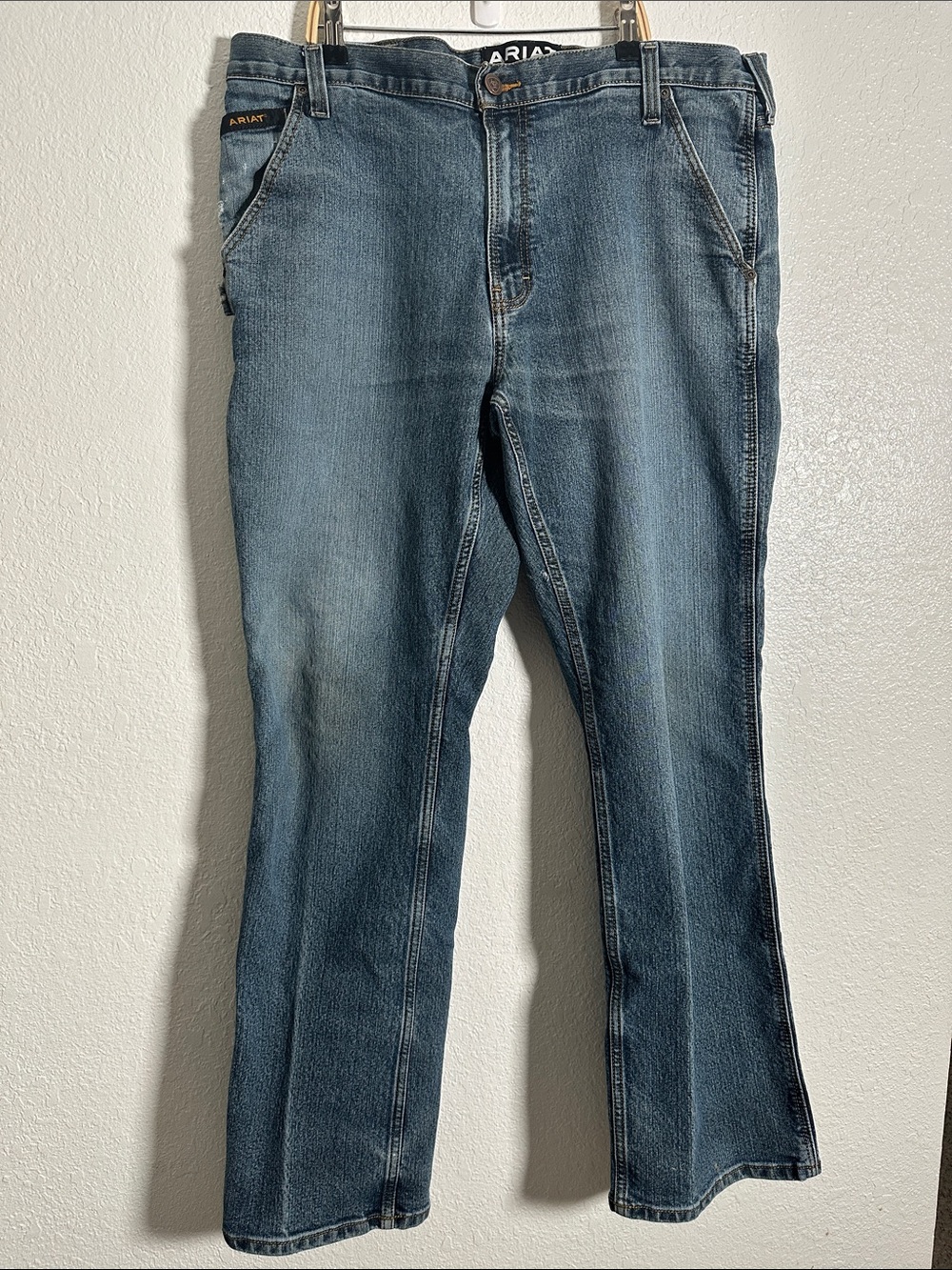 Ariat Rebar M4 Phantom Low Rise DuraStretch Boot Jeans Size 38x34